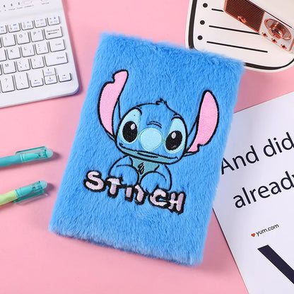 Carnet de notes en peluche Disney - Stitch Kawaii A5