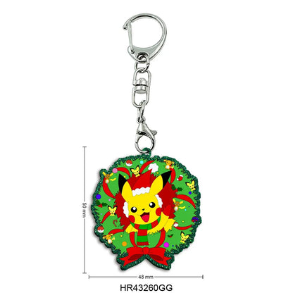Porte-Clés Pokémon Thématique Noël — Cadeau Festif