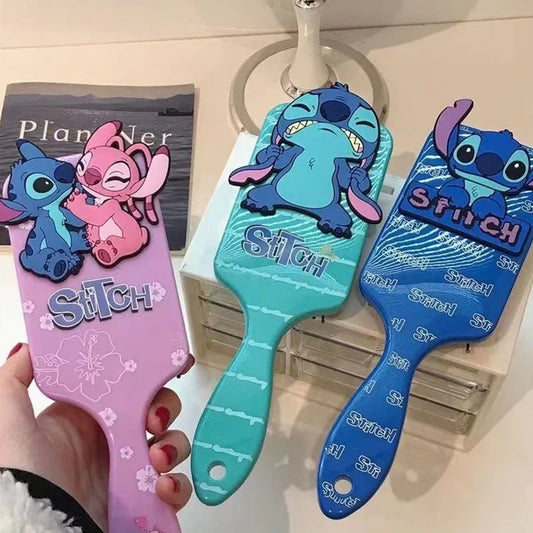 Brosse à cheveux Lilo & Stitch – Peigne coussin d’air avec massage doux