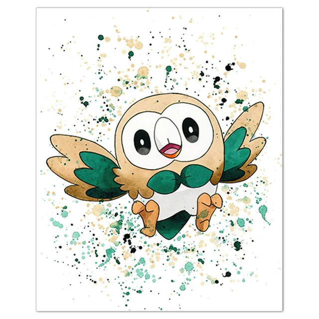 Poster Pokémon Brindibou – Affiche Murale Déco Chambre & Gaming