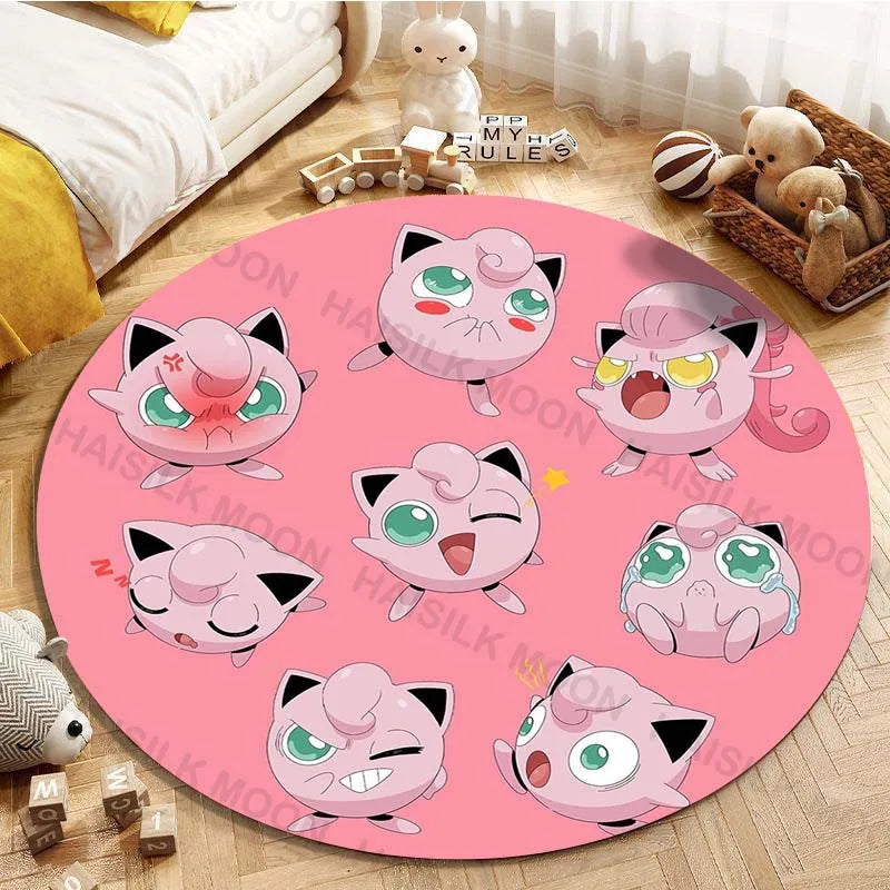 Tapis Pokémon Rondoudou – Tapis de sol décoratif pour fans de Pokémon