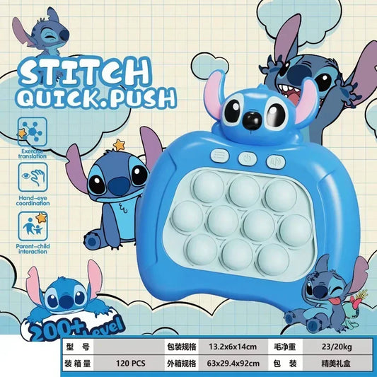 Jouet interactif Stitch – Console de jeu à bulles rapide