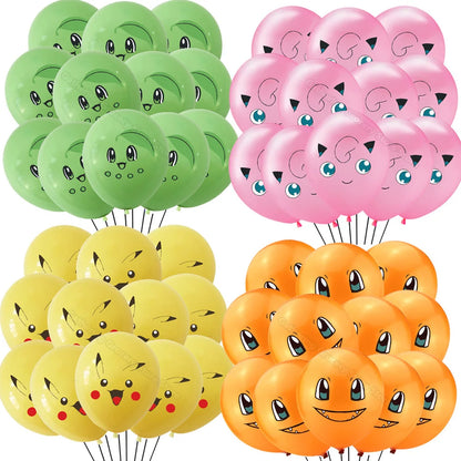 Set 12 ballons baudruche Pokémon