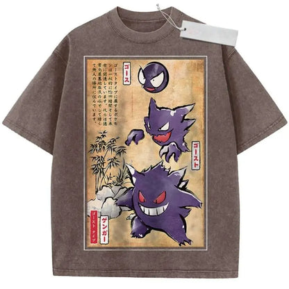 T-Shirt Pokémon Ectoplasma – Imprimé Graphique