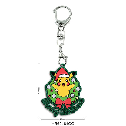Porte-Clés Pokémon Thématique Noël — Cadeau Festif