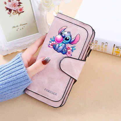 Portefeuille Femme Kawaii Disney Stitch – Pratique, Stylé et Fonctionnel