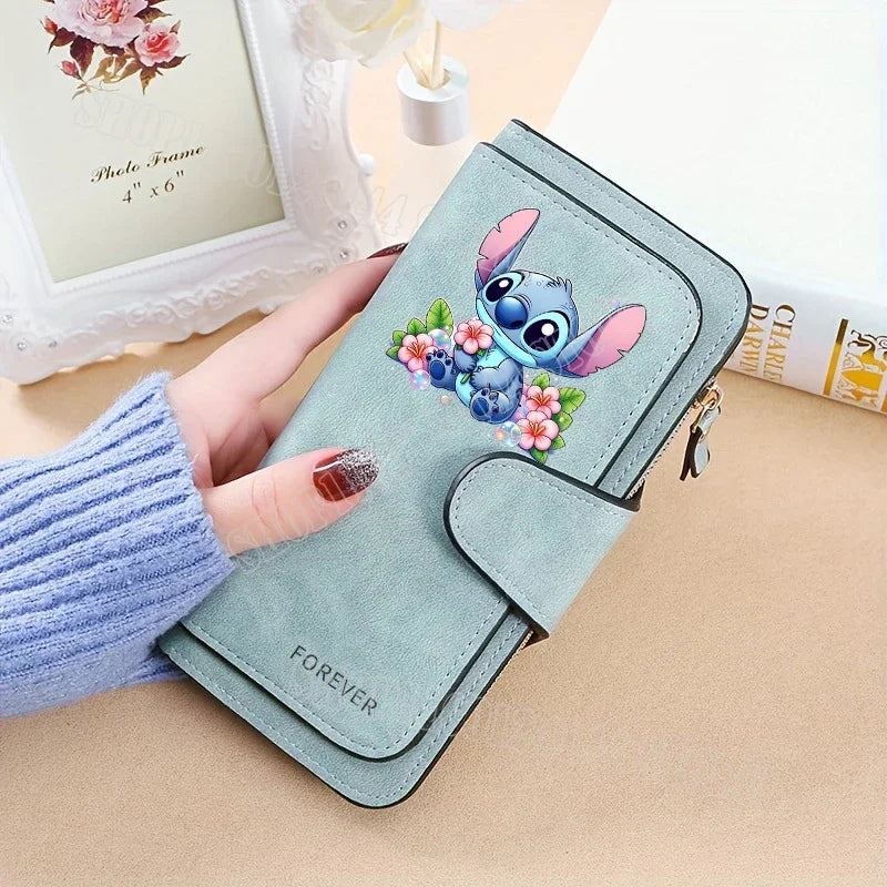 Portefeuille Femme Kawaii Disney Stitch – Pratique, Stylé et Fonctionnel