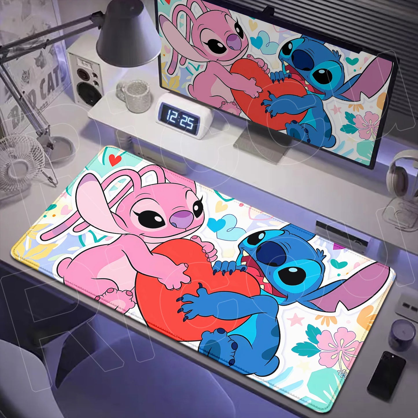 Tapis de Bureau XXL Stitch – Surface de Travail et Gaming (Plusieurs Dimensions)