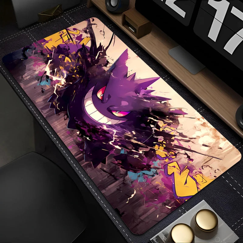 Tapis de souris XXL Pokémon Ectoplasma – Style sombre et puissance spectrale ! 👻💜