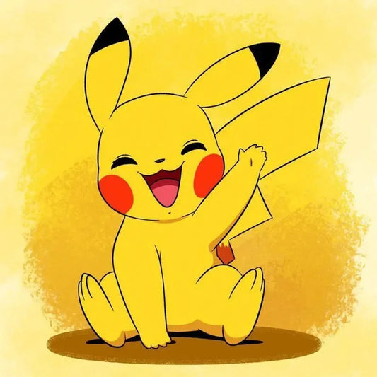 Tableau Diamant Pokémon Pikachu – Kit Diamond Painting Complet