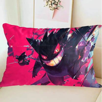 Taie d'oreiller décorative Ectoplasma rectangle – Collection Pokémon Kawaii