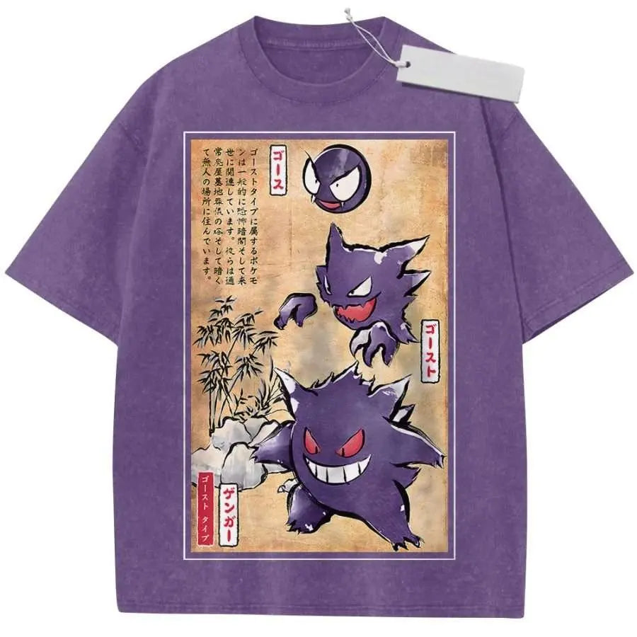 T-Shirt Pokémon Ectoplasma – Imprimé Graphique