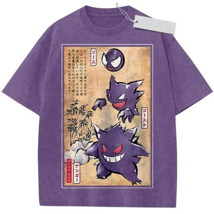 T-Shirt Pokémon Ectoplasma – Imprimé Graphique