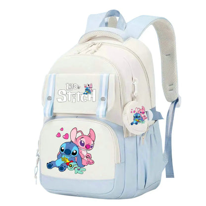 Disney Stitch Backpack - School Bag, Travel Bag &amp; Schoolbag