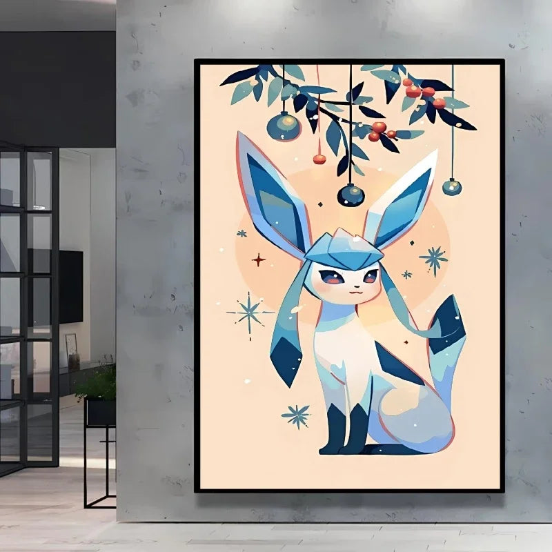 Diamond Painting Pokémon Givrali – Diamants Ronds à Réaliser Soi-Même