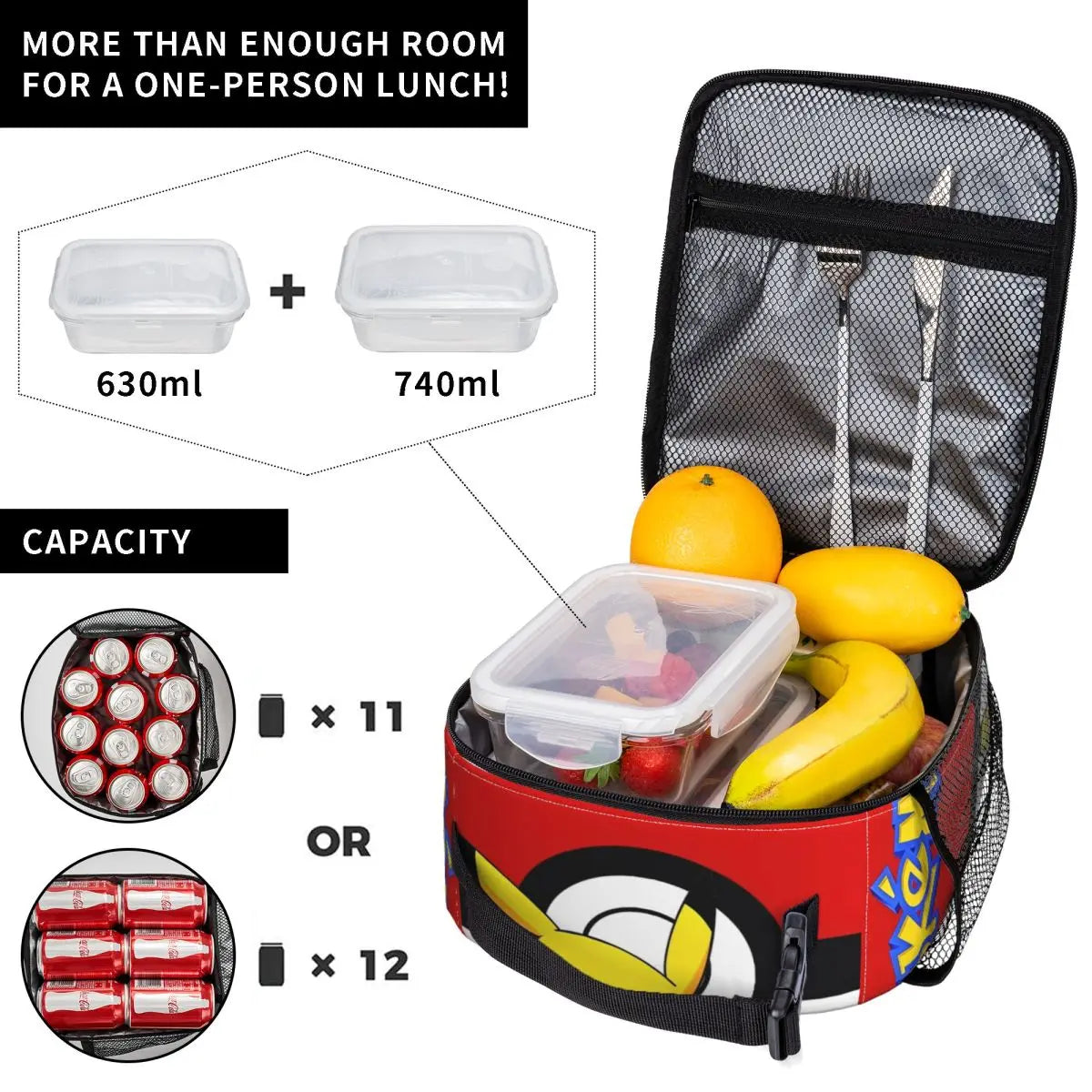 Sac isotherme Pokémon – Lunch bag pratique et stylé