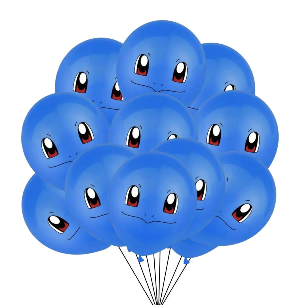 Ballons en Latex Pokémon 20 pcs pour Décoration d'Anniversaire - Divers Modèles