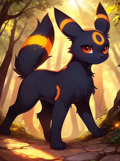 Kit de Peinture Diamant Pokémon Noctali - Évolitions
