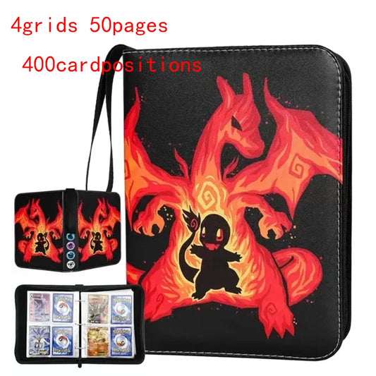Classeur Range-Carte Pokémon Salameche Evolutions 400 Cartes – Protection et Style Ultime