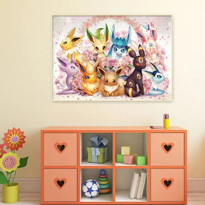 Pokémon Eevee Evolutions Wall Art