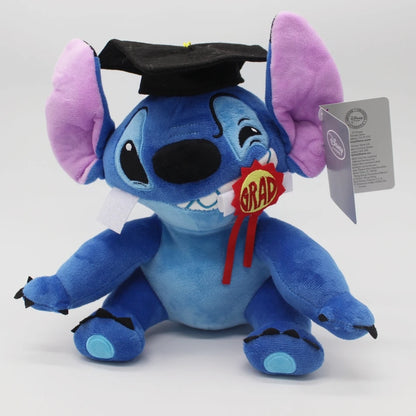 Peluche Stitch Disney Parks – Édition Spéciale Graduation (27 cm)