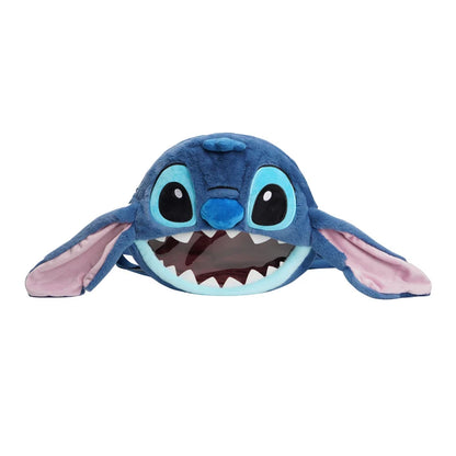 Sac à Bandoulière Peluche Stitch Disney - Petit Sac Seau Moelleux à Cordon