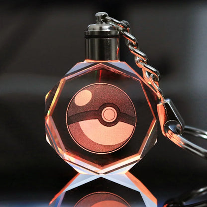 Pokeball Porte Cles Lumineux LED Pokemon