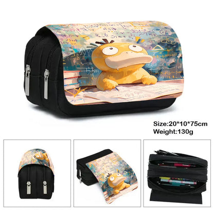 Trousse Scolaire Rectangulaire Pokémon – Collection Dresseurs