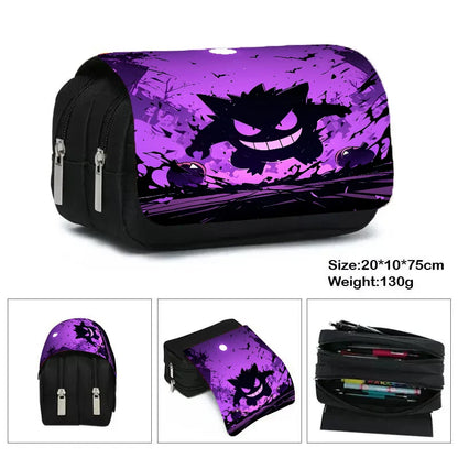 Trousse Scolaire Rectangulaire Pokémon – Collection Dresseurs