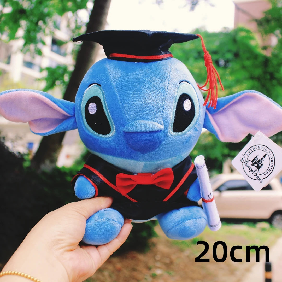 Peluche Stitch Disney Lilo & Stitch "Congratulations" – Cadeau Diplôme (20 cm)