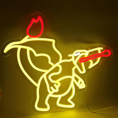 Néon LED Pokémon - Dracaufeu (Nouveau modèle)
