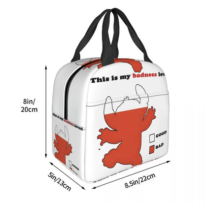 Sac Isotherme Stitch silhouette – Lunch Bag Léger et Résistant pour Pique-Nique et Déjeuners (22x20x13 cm)