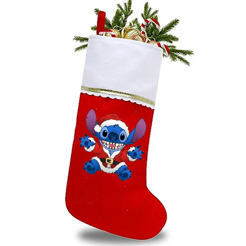 Chaussette de Noël Disney Stitch - L'esprit d'Ohana pour les Fêtes ! 🌟