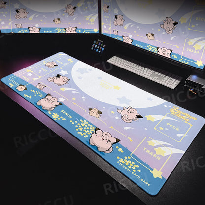 Tapis de souris XXL Pokémon Rondoudou – Douceur et style pour votre setup ! 🎤💖
