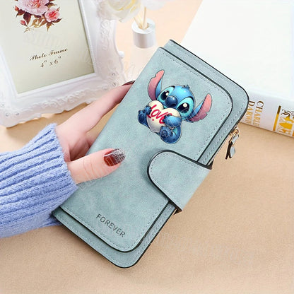 Portefeuille Femme Kawaii Disney Stitch – Pratique, Stylé et Fonctionnel