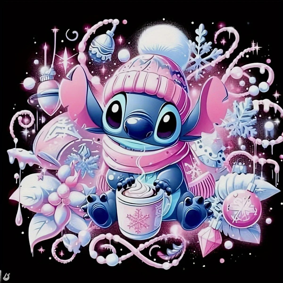 Tableau Diamant Stitch – Kit Diamond Painting Complet