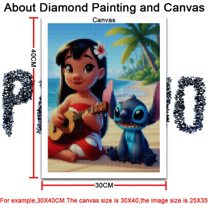 💙 Lilo and Stitch Diamond Painting