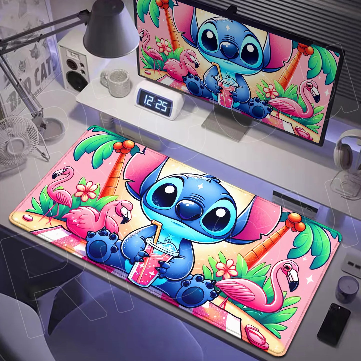 Tapis de Bureau XXL Stitch – Surface de Travail et Gaming (Plusieurs Dimensions)