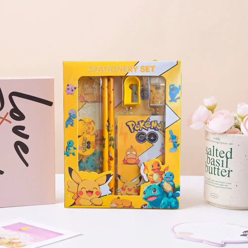 Coffret Papeterie 6pcs – Édition Pokémon