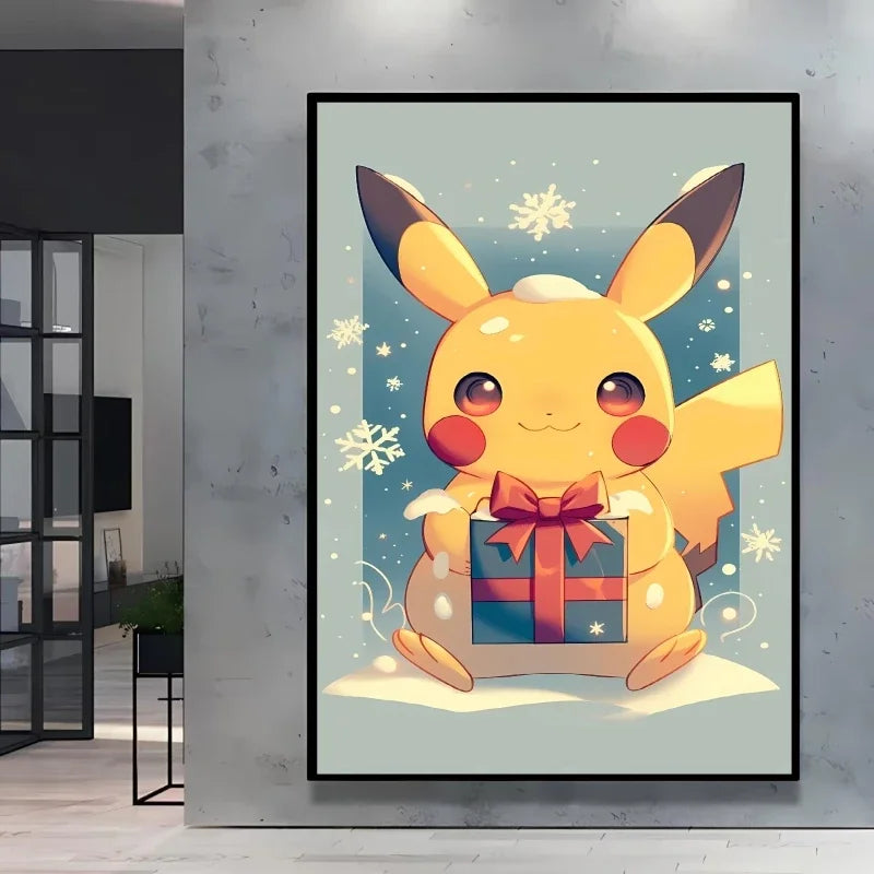 Diamond Painting Pokémon Pikachu – Diamants Ronds à Réaliser Soi-Même