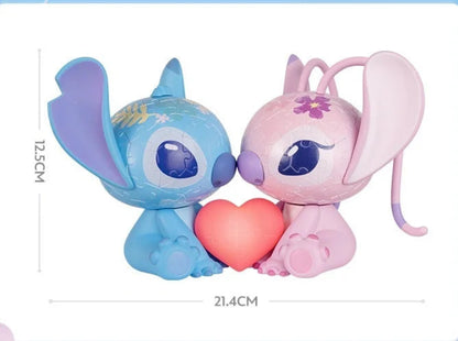 Stitch and Angel 3D Puzzle – 138 pieces