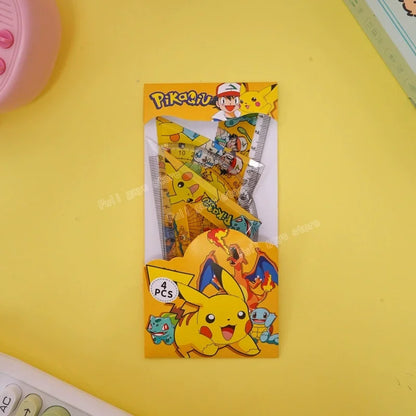 Kit de Règles Pokémon – Ensemble Papeterie Pikachu pour École