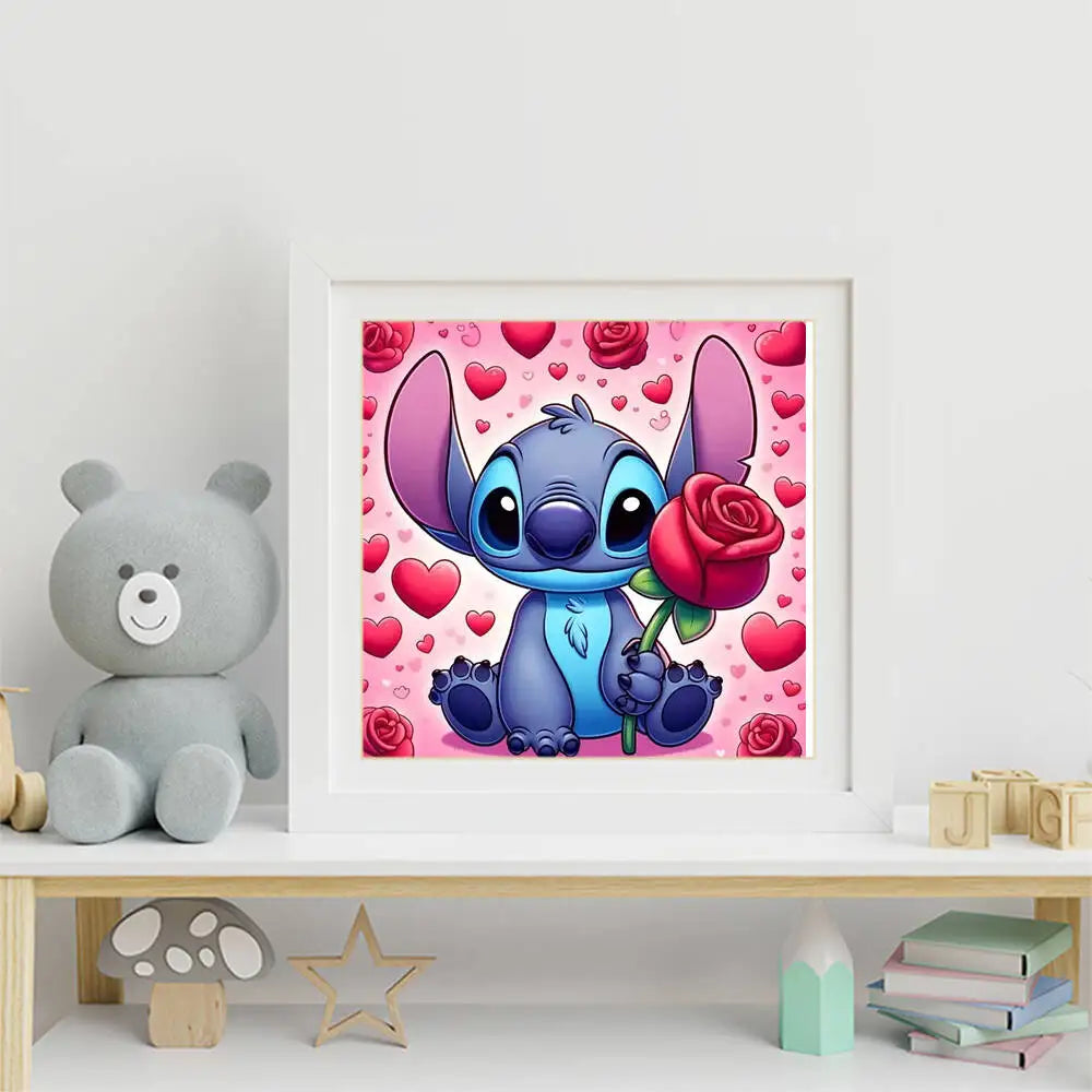 Tableau Diamant Stitch – Kit Diamond Painting Personnage Stitch