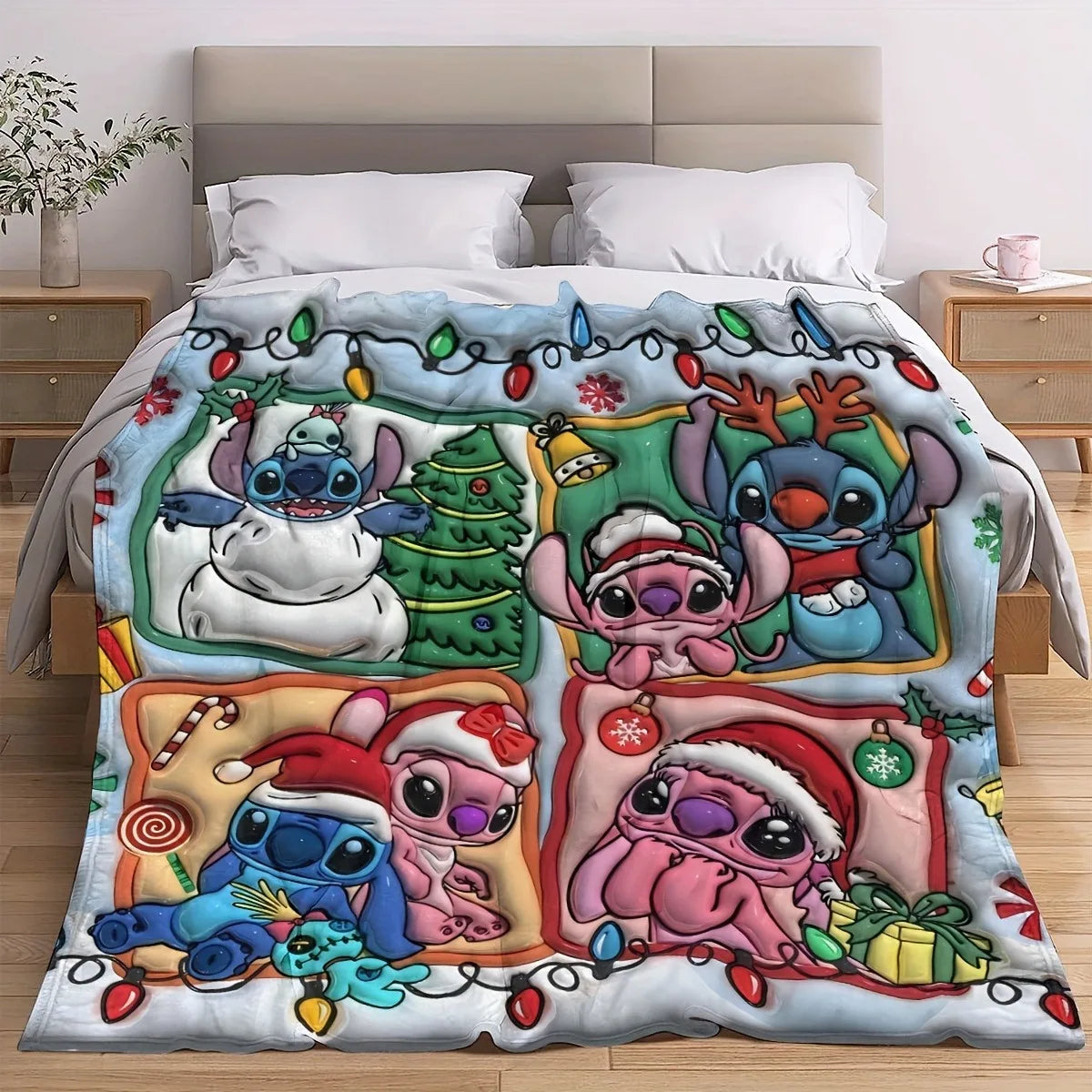 Plaid stitch et Angel de Noel