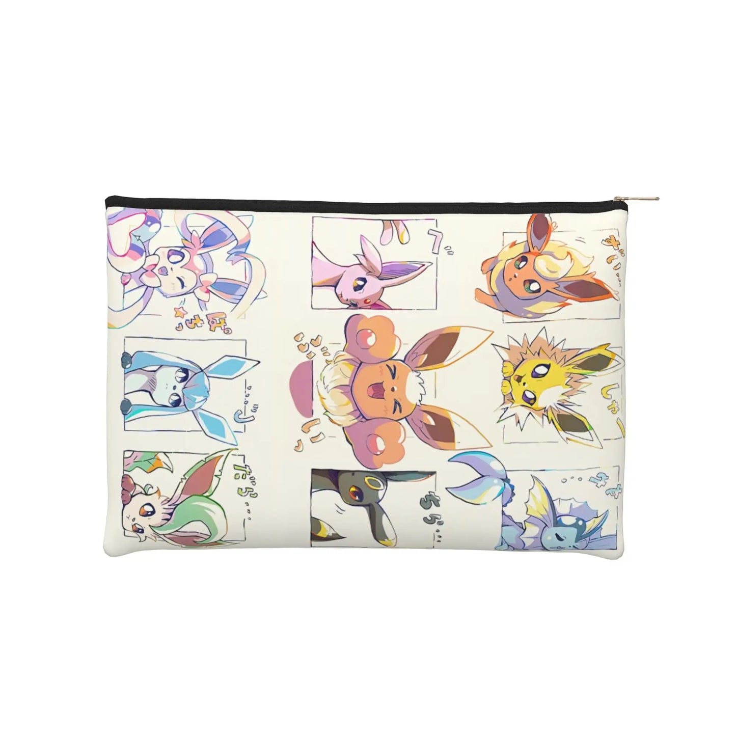 Pochette Organisateur Pokémon "Évolutions" – Trousse Multifonction pour Papeterie & Cosmétiques