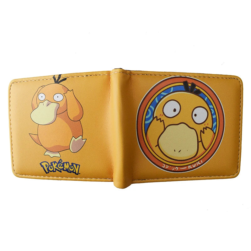 Portefeuille Pokémon – Compact en Cuir PU (11,5 × 9,5 cm)