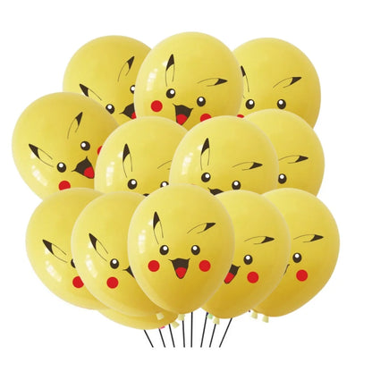 Ballons en Latex Pokémon 20 pcs pour Décoration d'Anniversaire - Divers Modèles