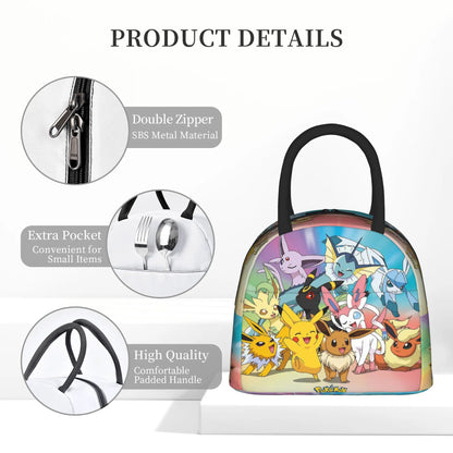 Sac à Déjeuner Isotherme Pokémon – Lunch Bag Réutilisable & Étanche