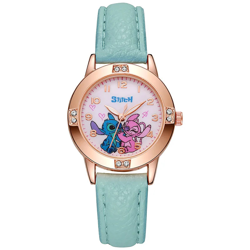 Montre Enfant Disney Stitch & Angel – Élégance et Magie au Poignet !