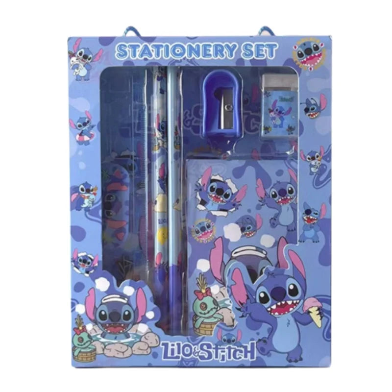 Coffret Papeterie "Ohana" 6pcs – Édition Stitch